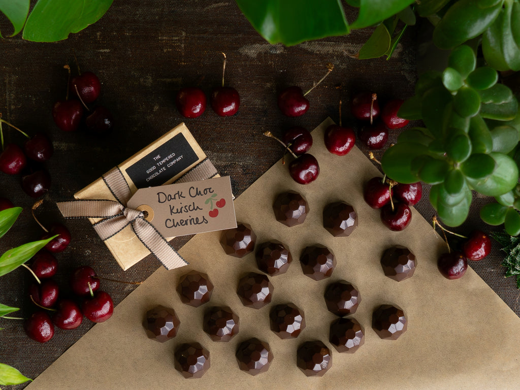 The Good Tempered Chocolate Company Dark Chocolate Kirsch Cherries