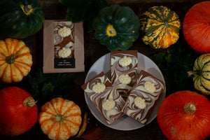 The Good Tempered Chocolate Company Halloween Swirly Pumpkin Slab