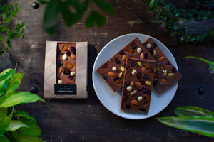The Good Tempered Chocolate Company Milk Chocolate Fruit and Nut Slab