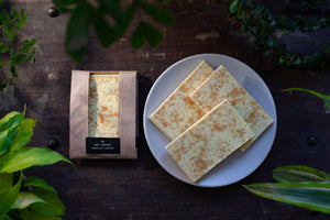 The Good Tempered Chocolate Company White Chocolate Crunchy Mint Slab